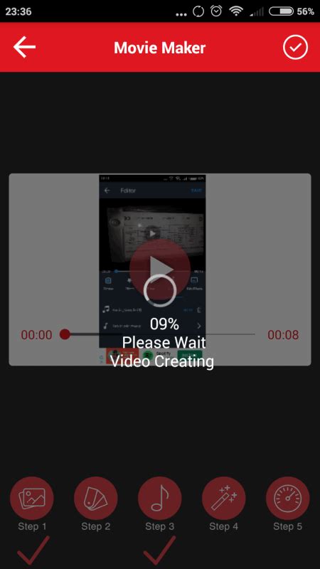 Müzikli video yapma programı android